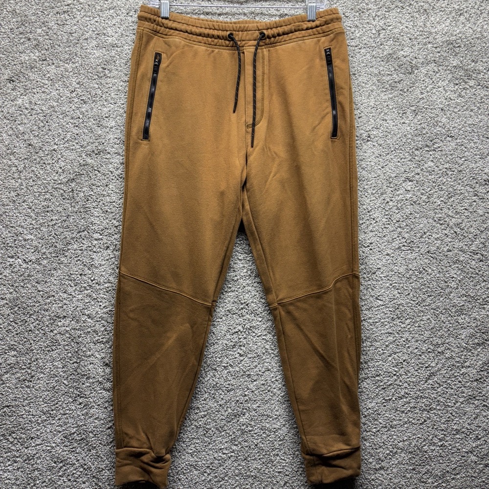 American Eagle‎ Mens MEDIUM Active Flex Jogger Sweatpants Zip Pocket Drawstring